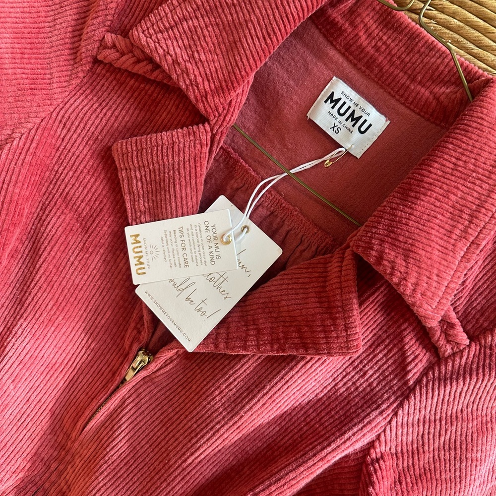 Show me your MuMu corduroy dress